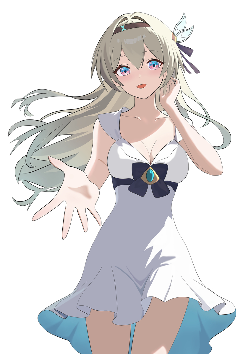 This is a pixiv picture whose title is 流螢(日常連身裙).