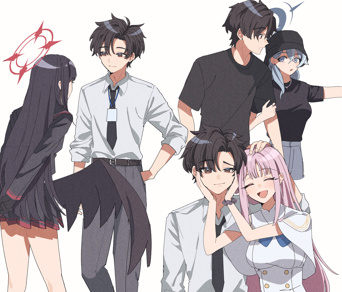 This is a pixiv picture whose title is sensei.