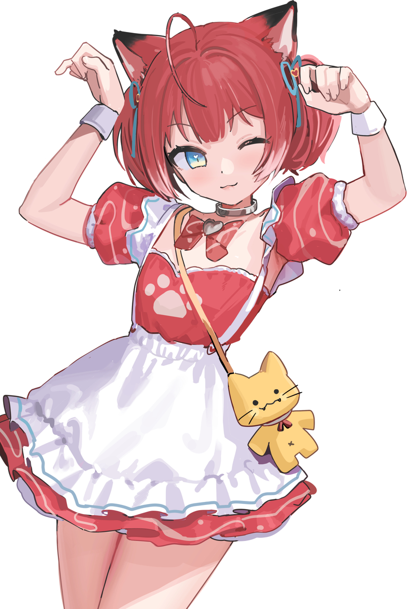 This is a pixiv picture whose title is 赤見かるび.