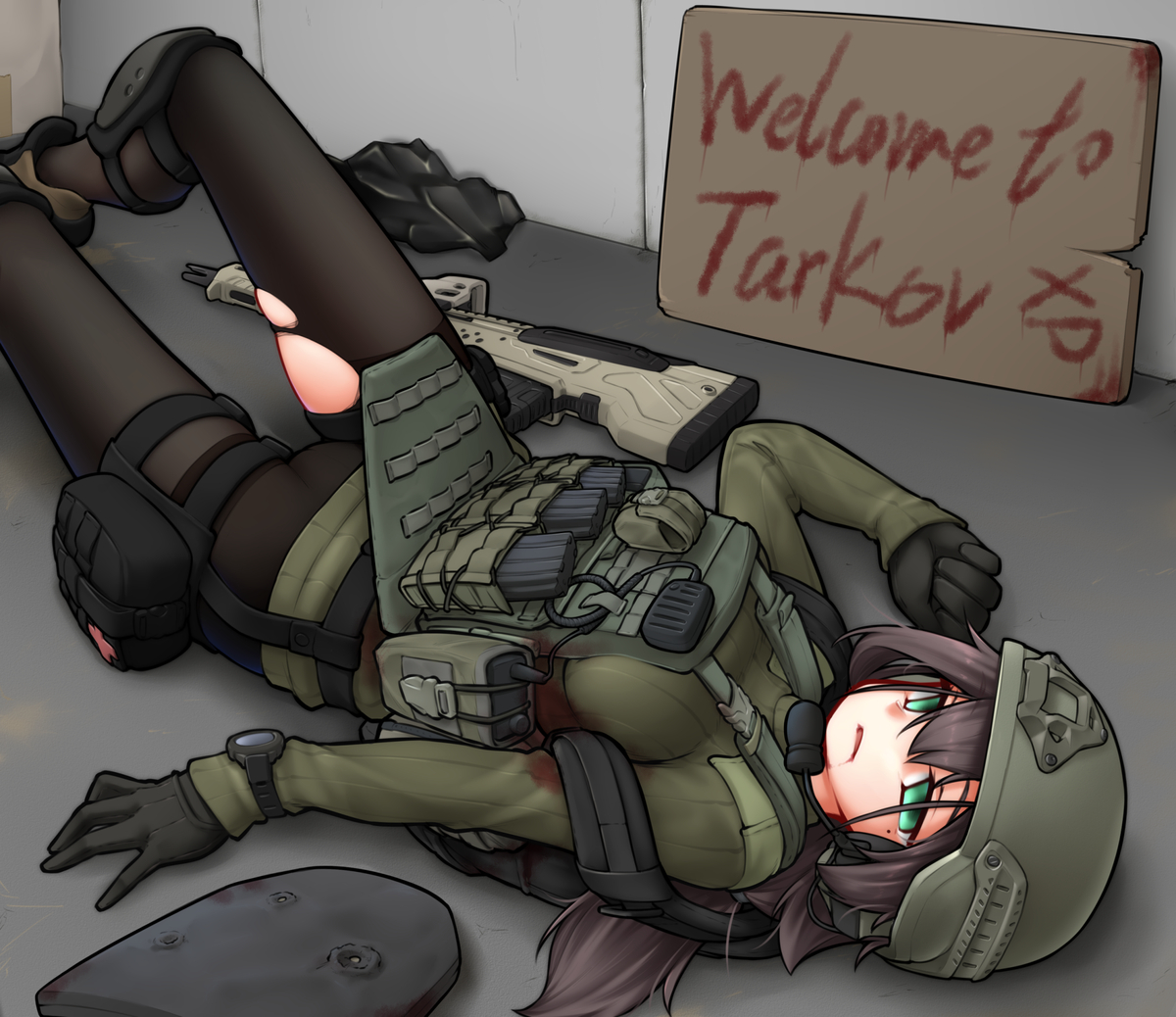 This is a pixiv picture whose title is Welcome to Tarkov.