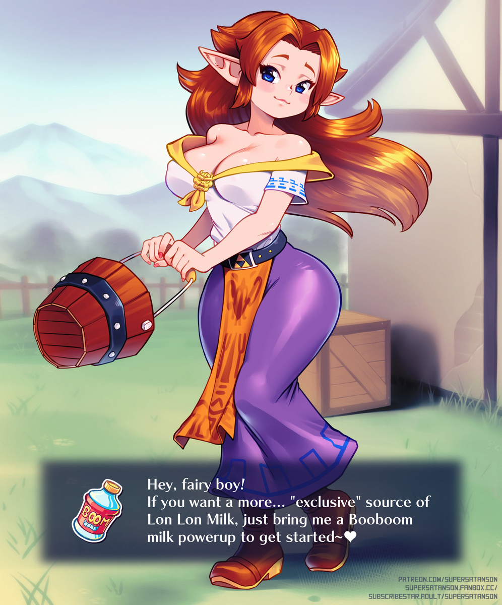This is a pixiv picture whose title is Malon (Ocarina of Time).