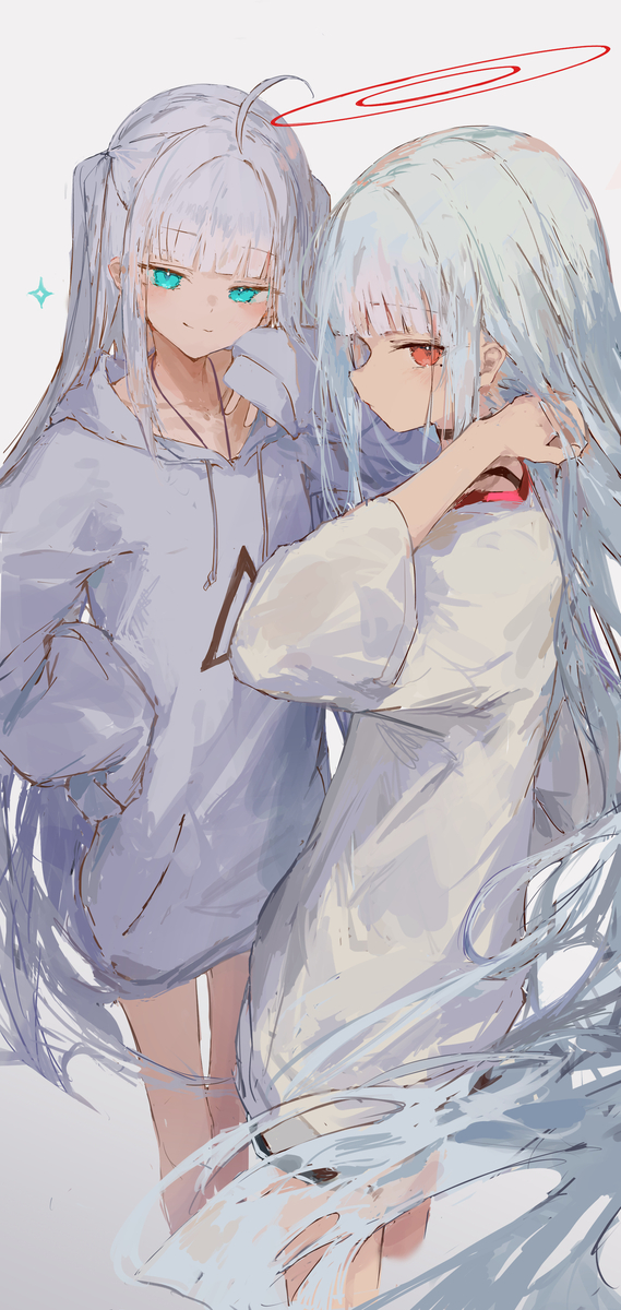 This is a pixiv picture whose title is 白色.