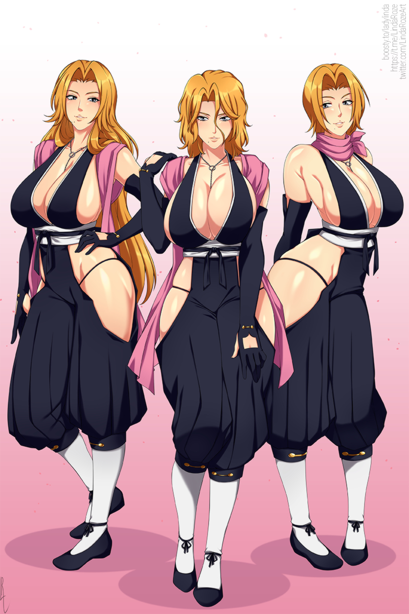 This is a pixiv picture whose title is Rangiku Matsumoto.