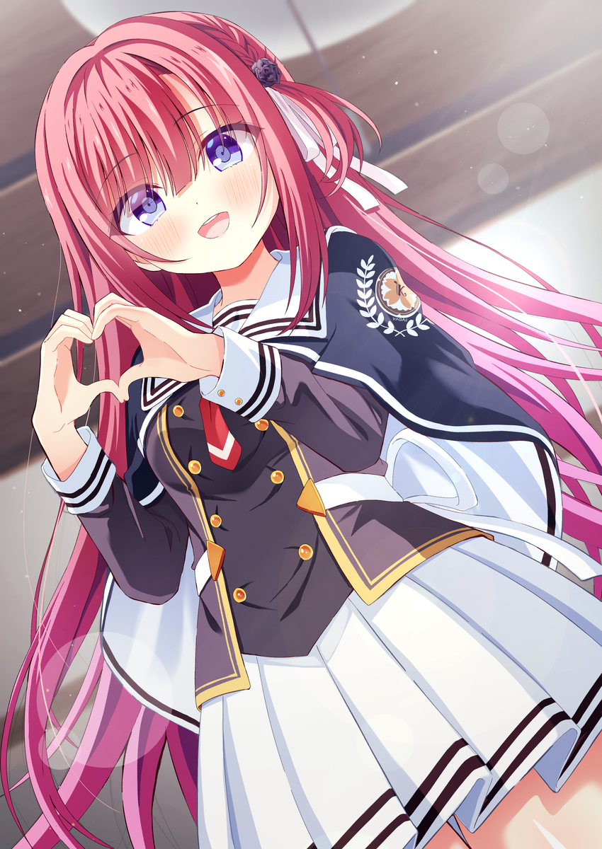 This is a pixiv picture whose title is 白河灯莉嬢.