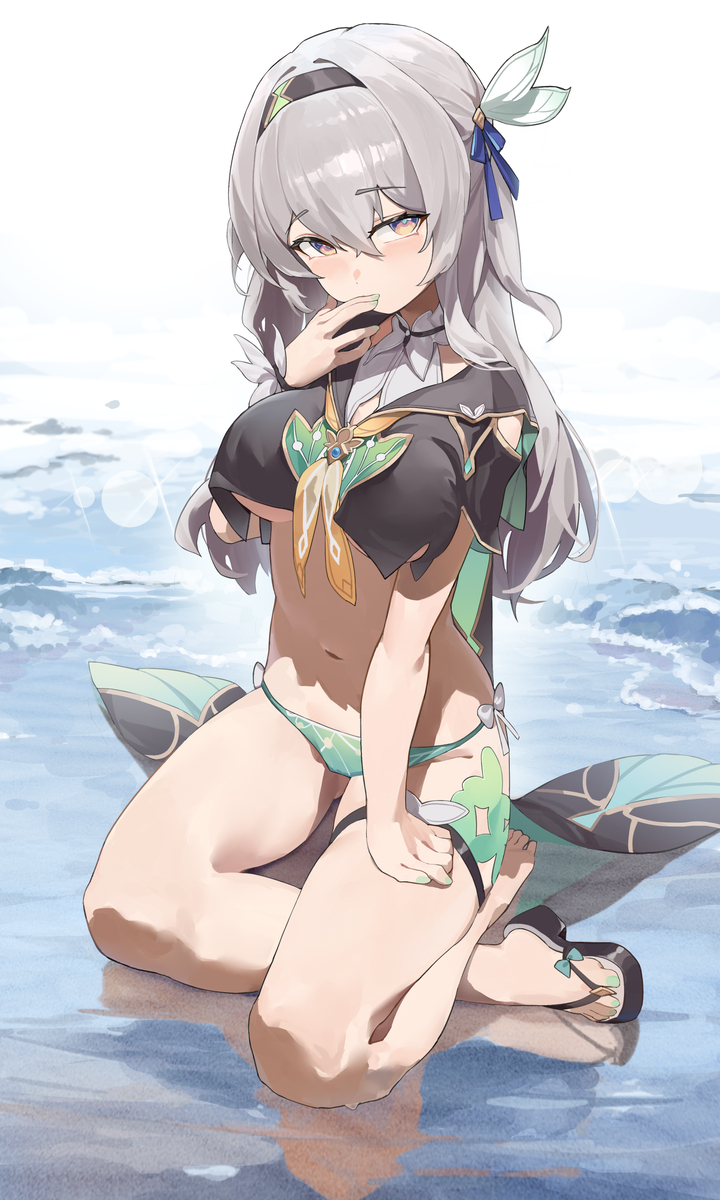 This is a pixiv picture whose title is 流萤.