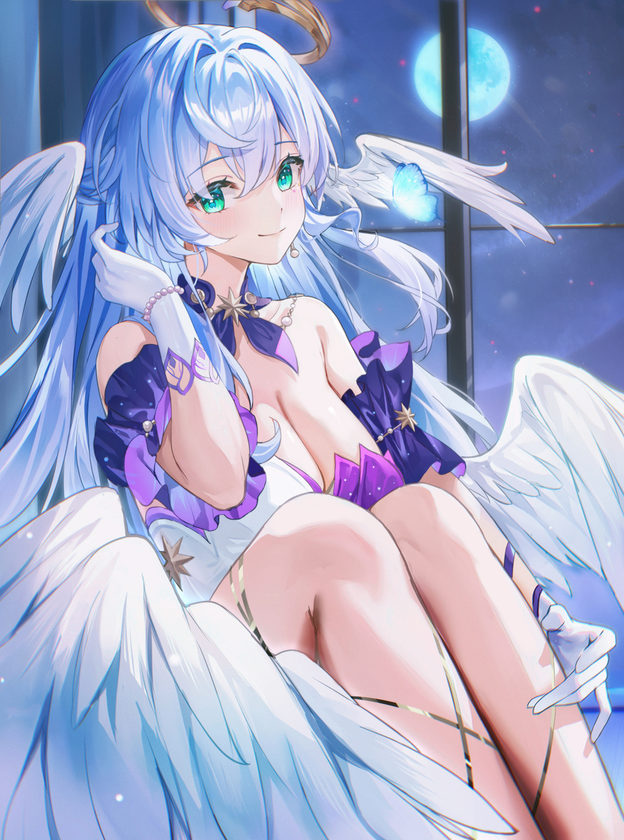 This is a pixiv picture whose title is 知更鸟.