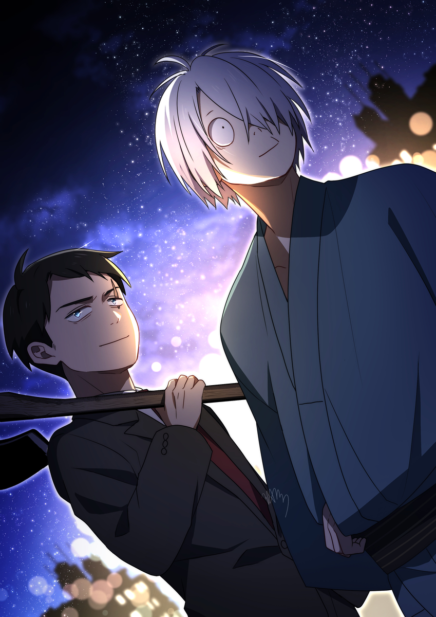 This is a pixiv picture whose title is 幸運EX＋＋＋バディによる哭倉村RTA62.