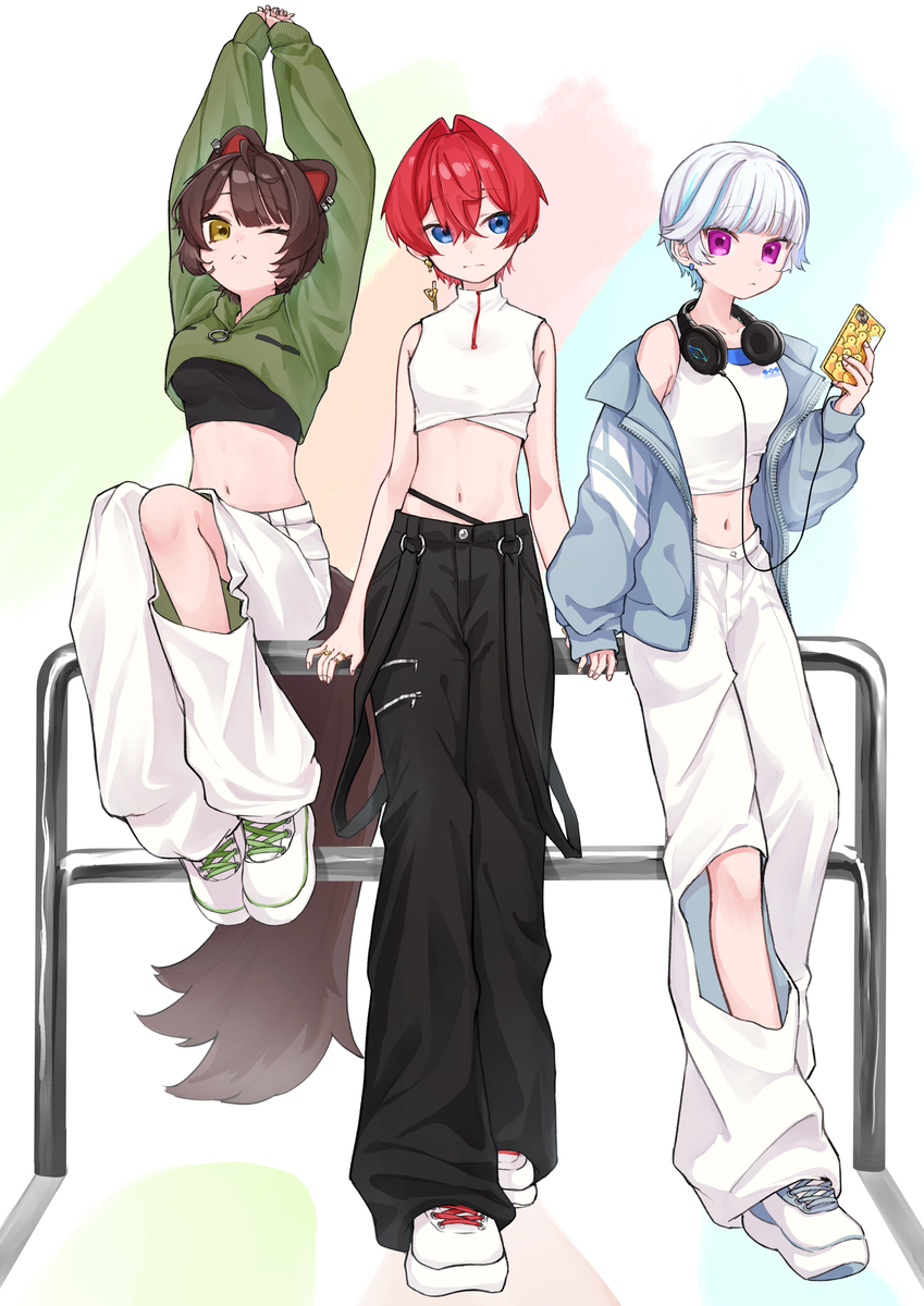 This is a pixiv picture whose title is 捏造衣装.