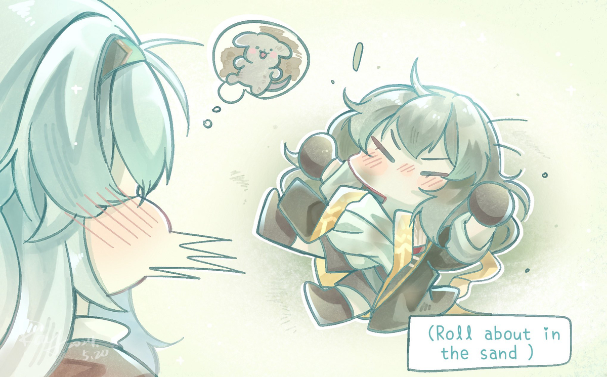 This is a pixiv picture whose title is 逗流螢笑🥺🥺🥺.