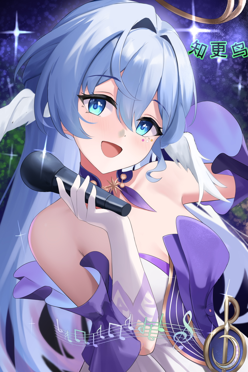 This is a pixiv picture whose title is 知更鸟.