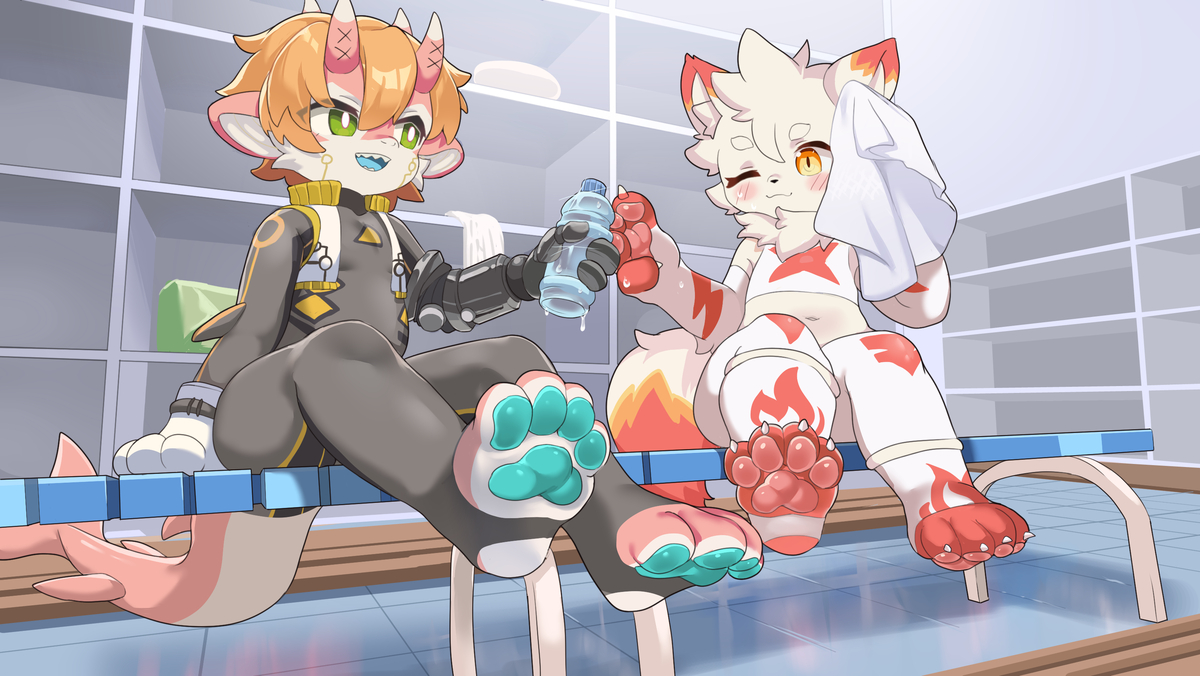 This is a pixiv picture whose title is 委托绘.