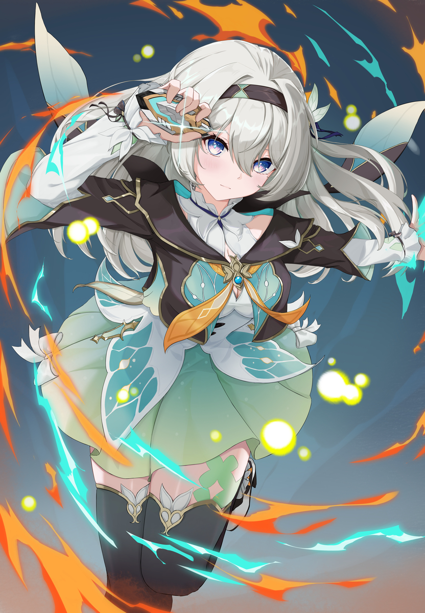 This is a pixiv picture whose title is Firefly.