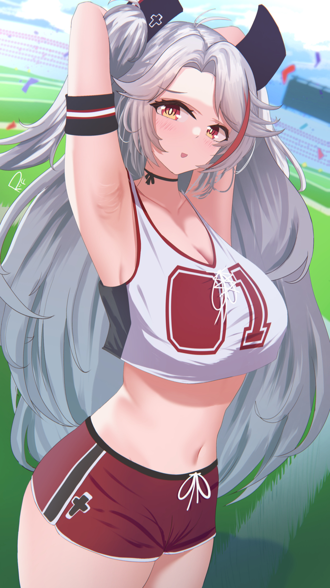 This is a pixiv picture whose title is Prinz Eugen - Daily Stretch.