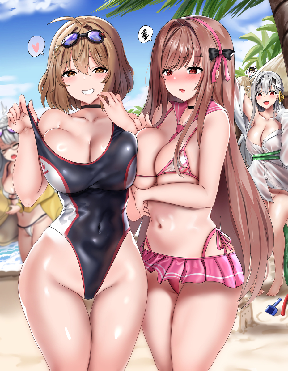 This is a pixiv picture whose title is 👙.