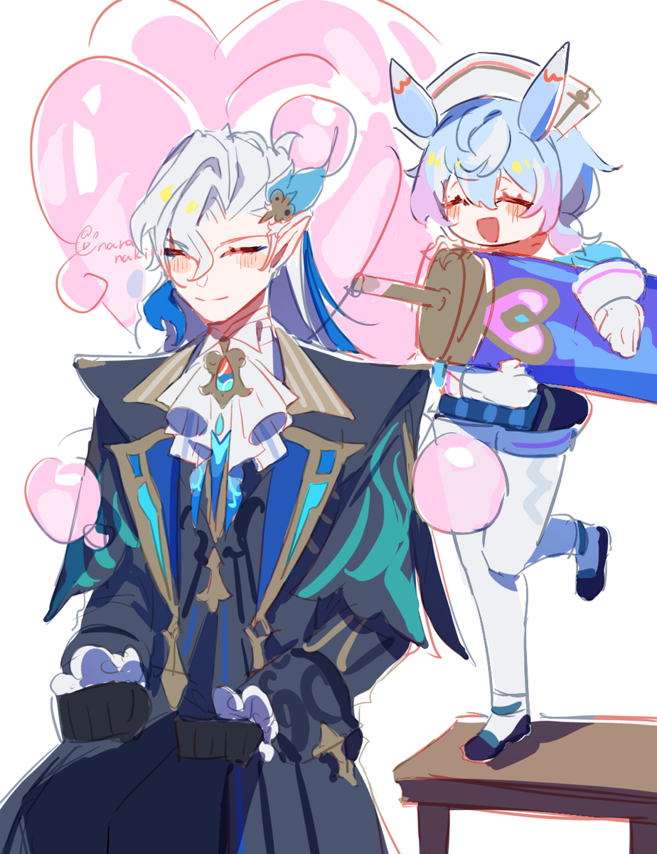 This is a pixiv picture whose title is 水龍、水龍、よかったね.