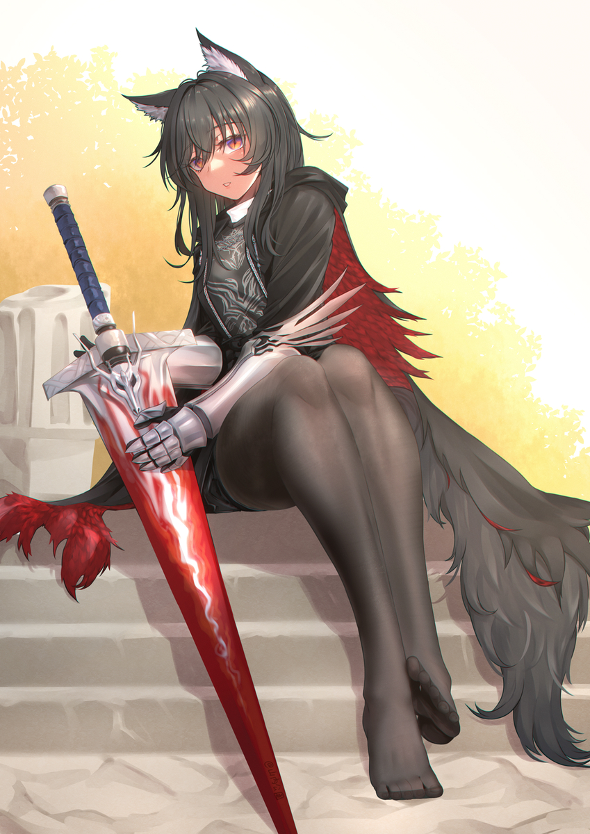 This is a pixiv picture whose title is 血掟テキサス 缄默德克萨斯 Texas the Omertosa.