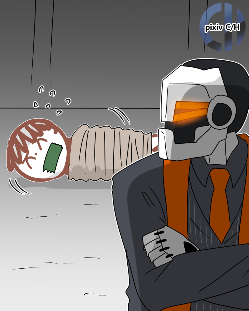 This is a pixiv picture whose title is 구출 작전 Rescue Mission.
