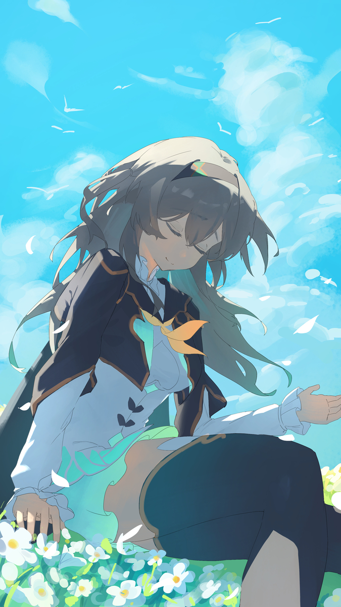 This is a pixiv picture whose title is 蛍.