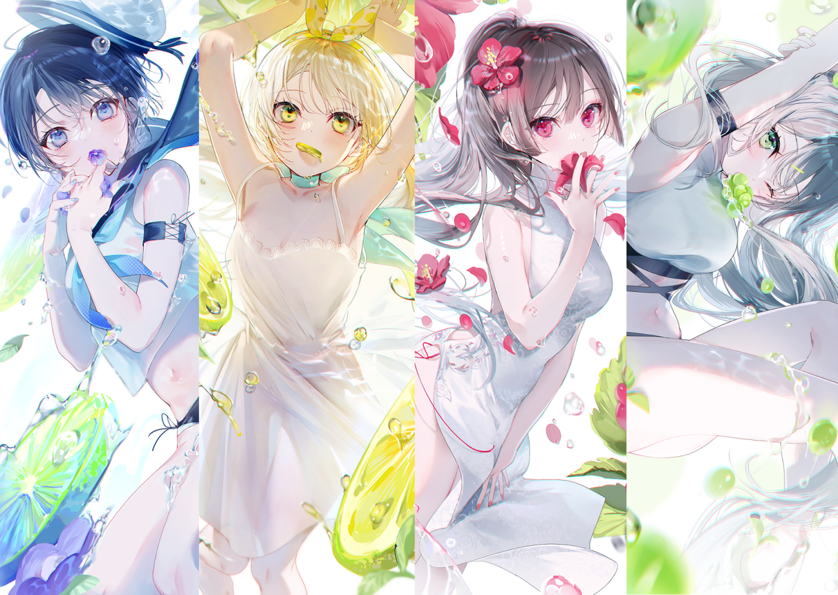 This is a pixiv picture whose title is 【COMITIA148】TEA GIRLS COLLECTION.