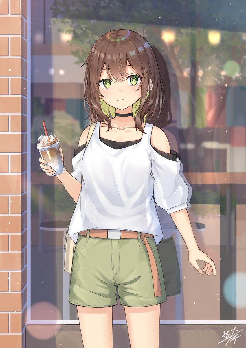 This is a pixiv picture whose title is 待ち合わせ.