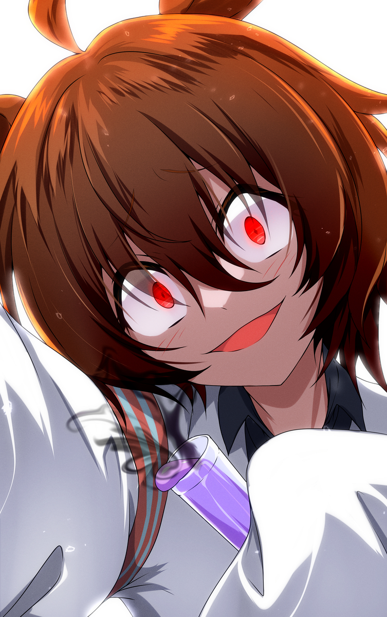 This is a pixiv picture whose title is あの狂った目で追い詰められたい.