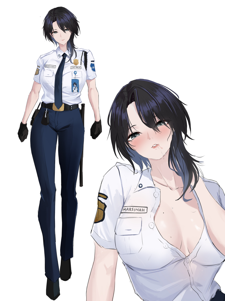 This is a pixiv picture whose title is OC.