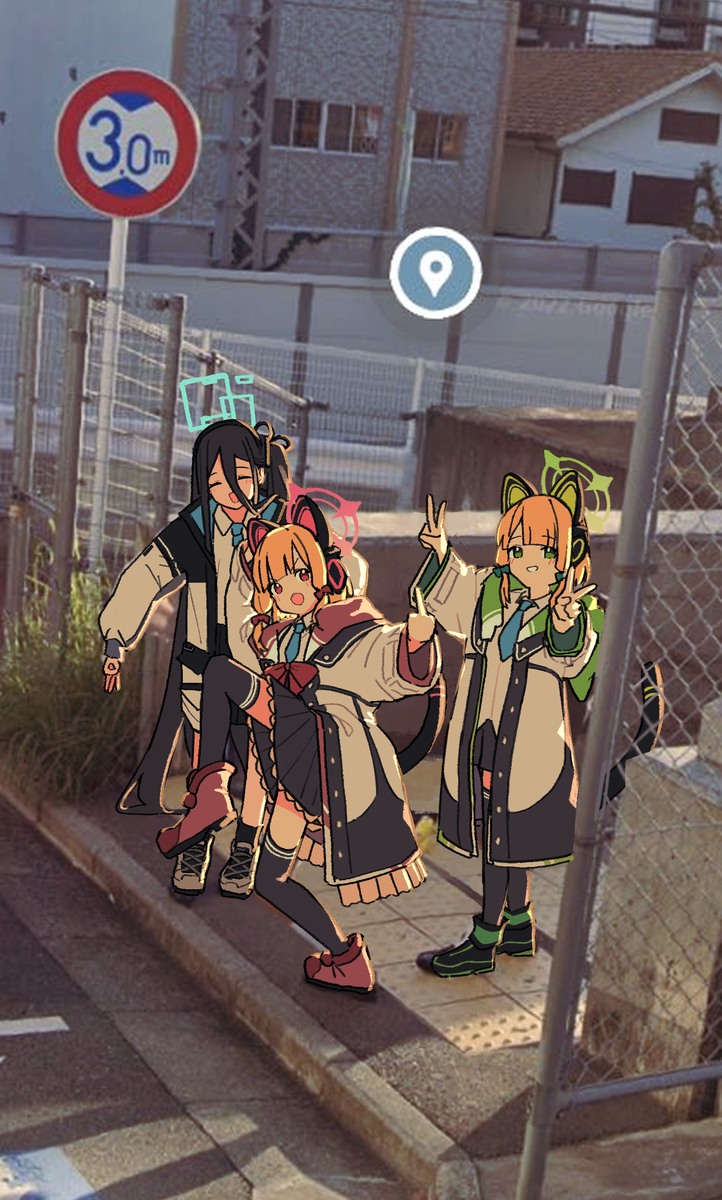 This is a pixiv picture whose title is street view.