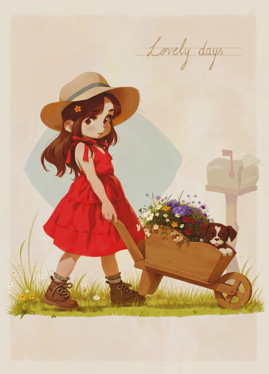 This is a pixiv picture whose title is Lovely days 2 - Stroll.