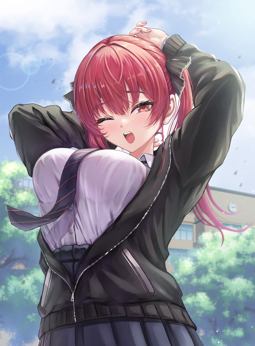 This is a pixiv picture whose title is おはよう～。.