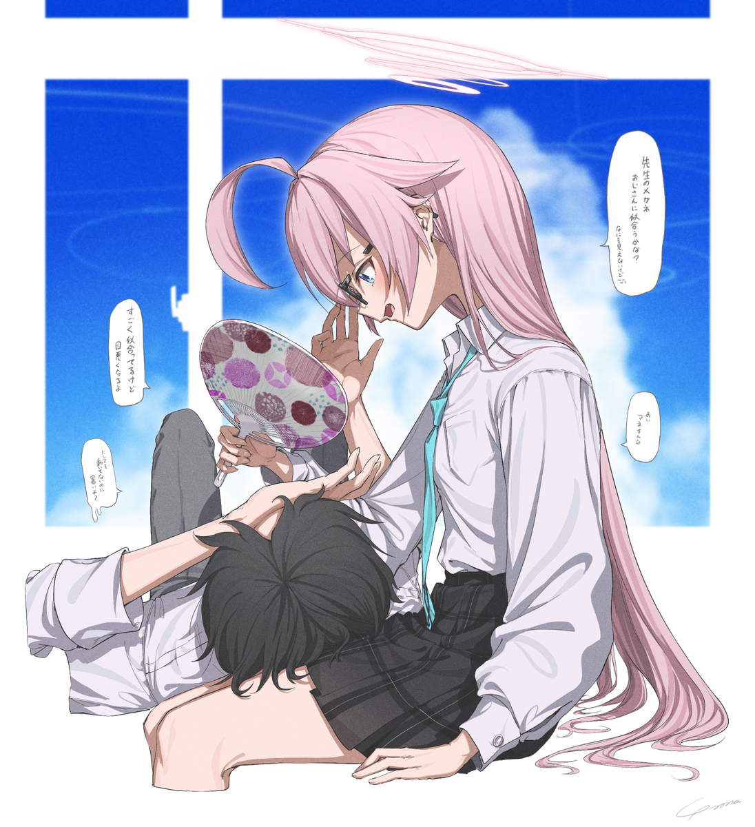 This is a pixiv picture whose title is 無題.