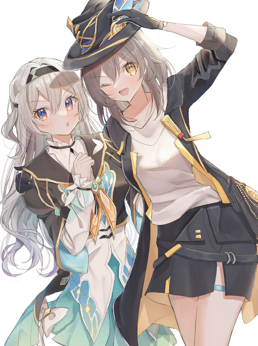 This is a pixiv picture whose title is ホタルちゃんと星ちゃん.