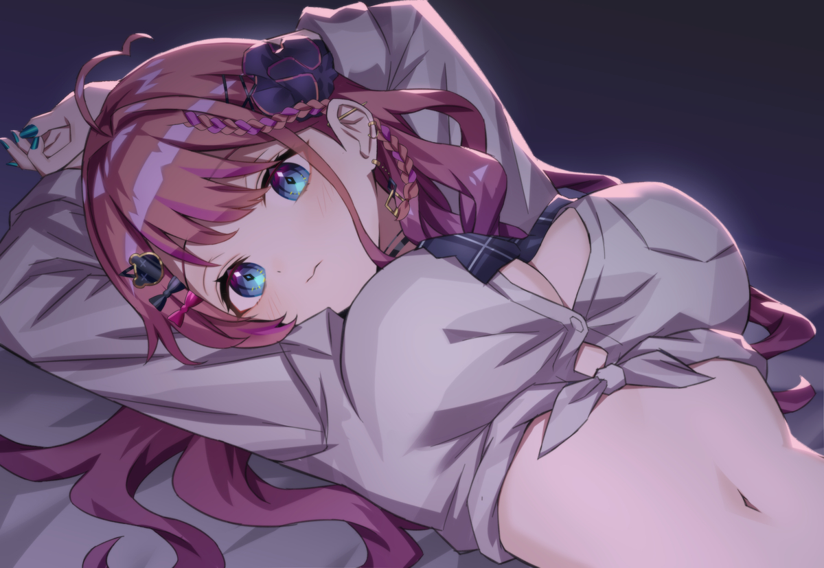 This is a pixiv picture whose title is めるち.