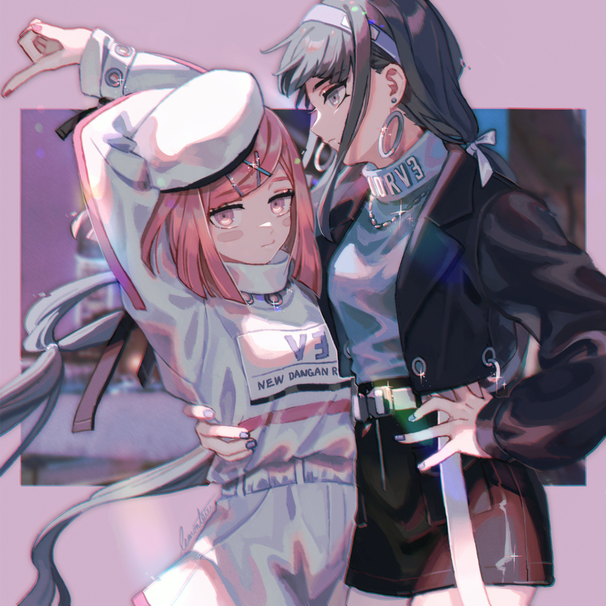 This is a pixiv picture whose title is Himiko+Tenko💿.