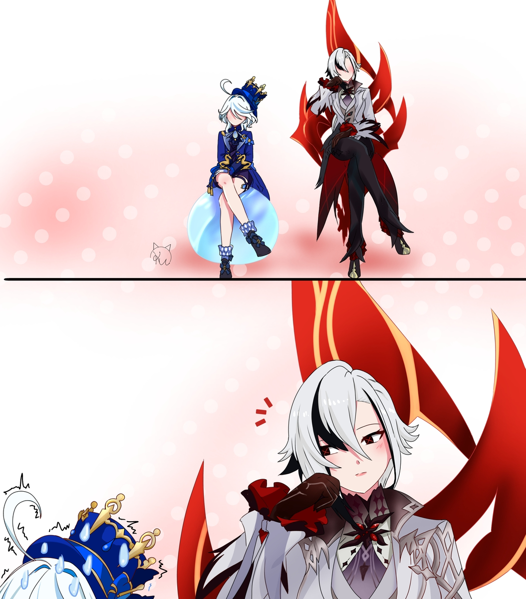 This is a pixiv picture whose title is you're just small and cute~.