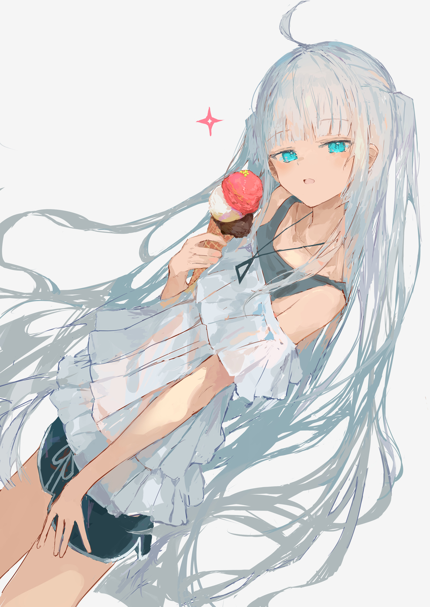 This is a pixiv picture whose title is 🍨.