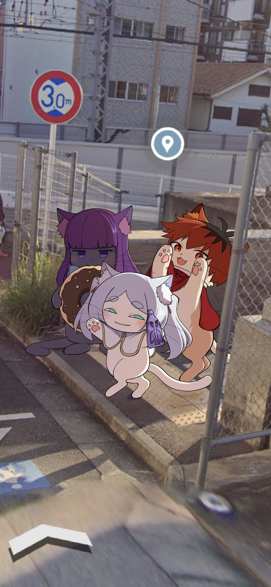 This is a pixiv picture whose title is 🐱🐱🐱.
