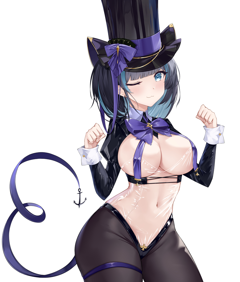 This is a pixiv picture whose title is 柴郡猫猫.