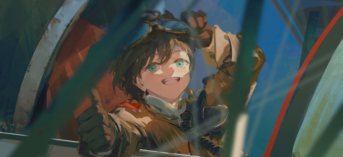This is a pixiv picture whose title is 飞.