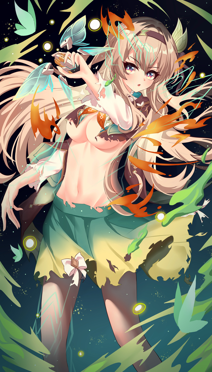 This is a pixiv picture whose title is 流萤.