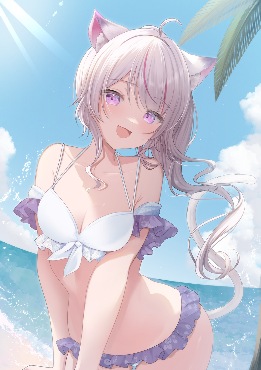 This is a pixiv picture whose title is Skeb 136 猫山みあ様.