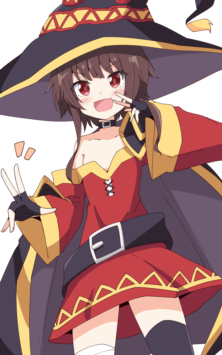 This is a pixiv picture whose title is めぐみん.