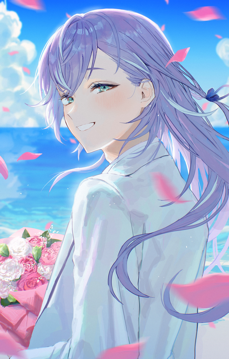 This is a pixiv picture whose title is 💐*·̩͙𓈒𓂂𓏸.
