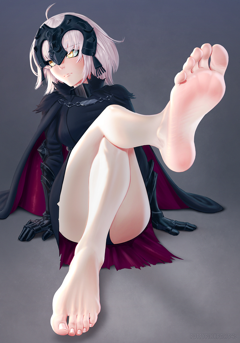 This is a pixiv picture whose title is ジャンヌ・ダルク〔オルタ〕 (Jeanne d'Arc Alte.