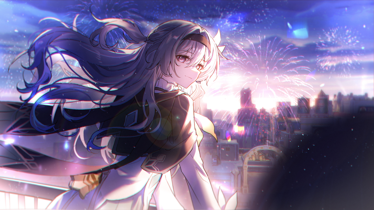This is a pixiv picture whose title is Golden Hour.