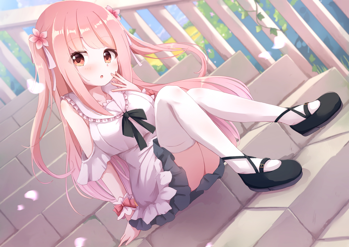 This is a pixiv picture whose title is 小花衣ももみ.