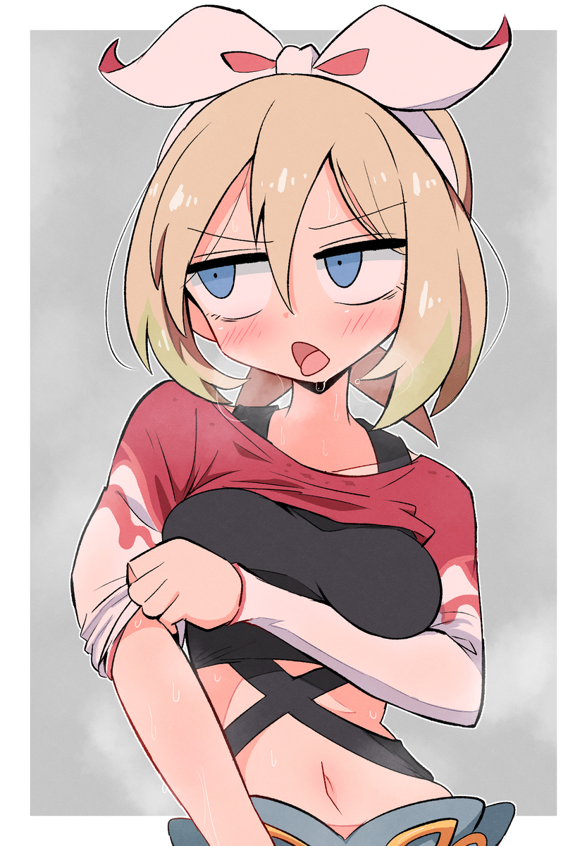 This is a pixiv picture whose title is 汗だくカイちゃん.
