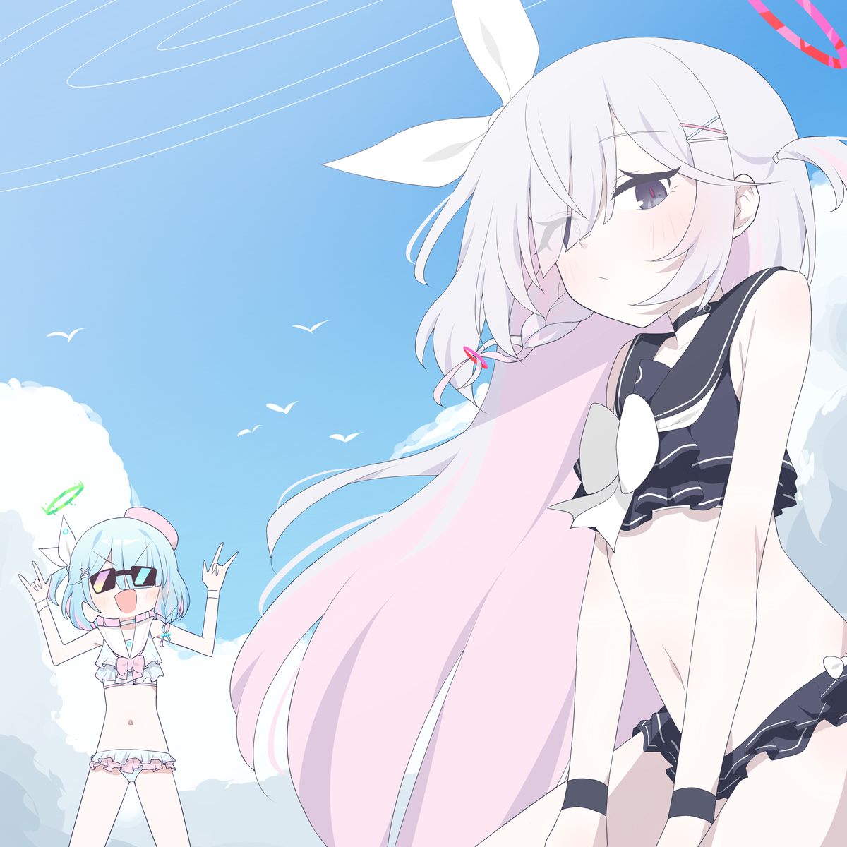 This is a pixiv picture whose title is アロナ&プラナ.