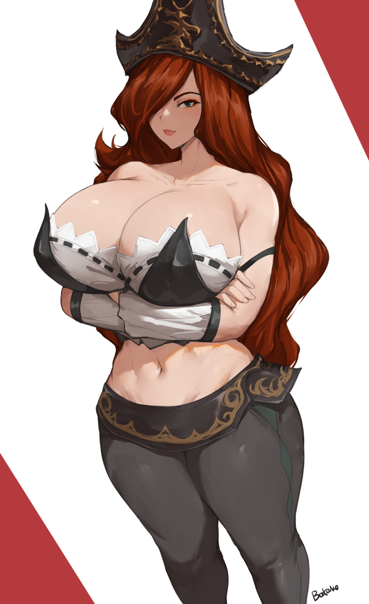 This is a pixiv picture whose title is Miss Fortune.