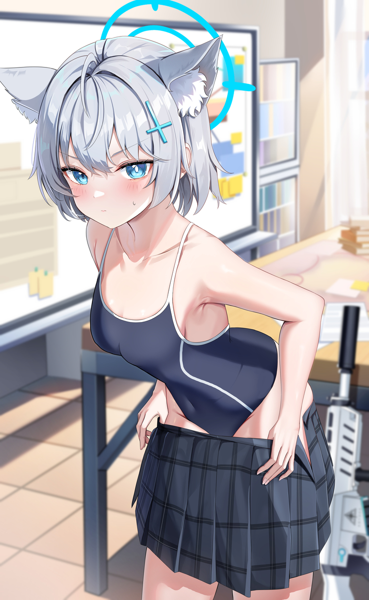 This is a pixiv picture whose title is 一年生シロコ.