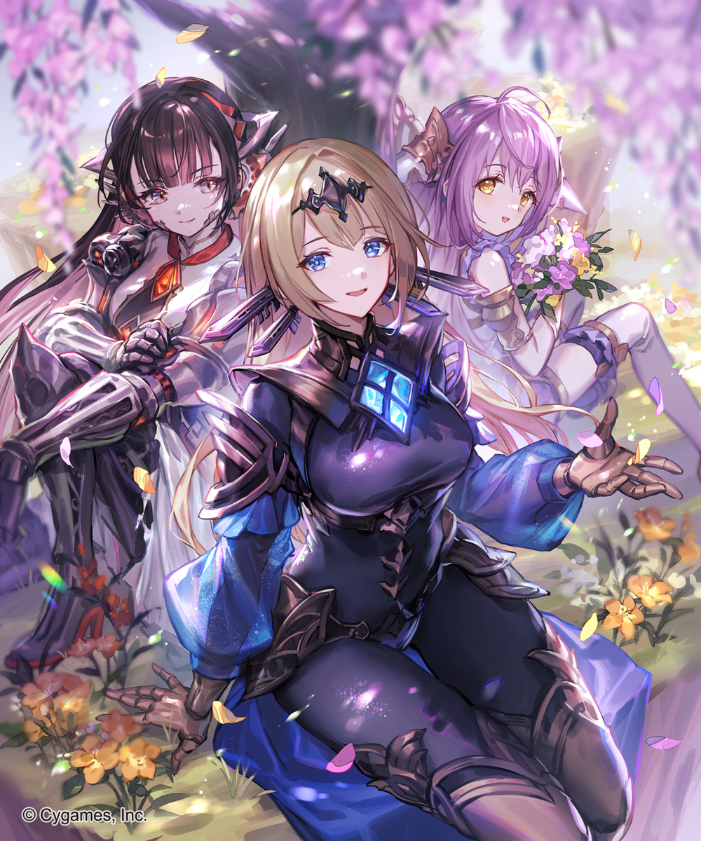 This is a pixiv picture whose title is 【Shadowverse】蒼の先導者・テトラ （イラスト違い).